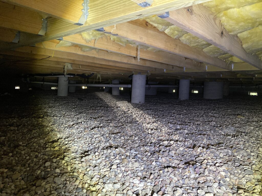 Generocity Pier & Beam crawlspace